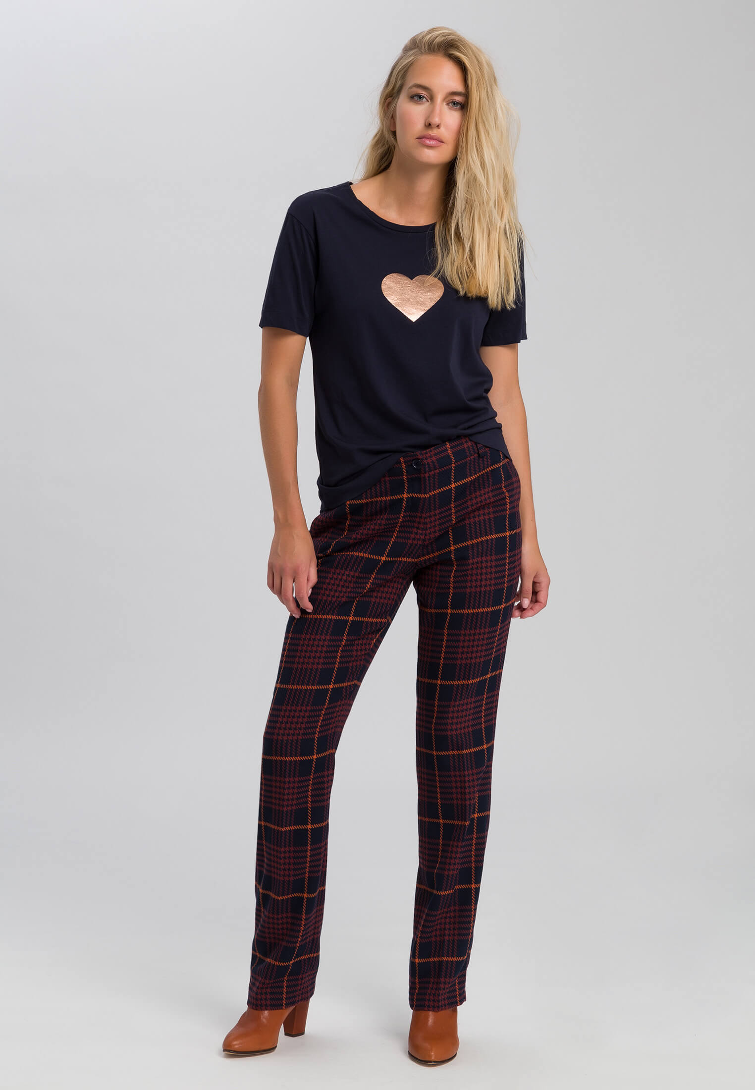 Road check discount trousers studio anneloes